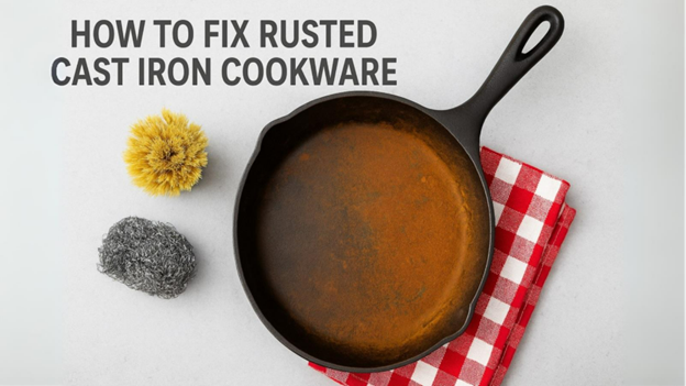 How to Fix Rusted Cast Iron Cookware